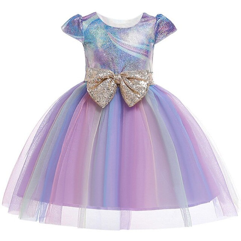 Sequin Rainbow Tutu Princess Dress