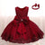 Christmas Lace Bow Party Dress