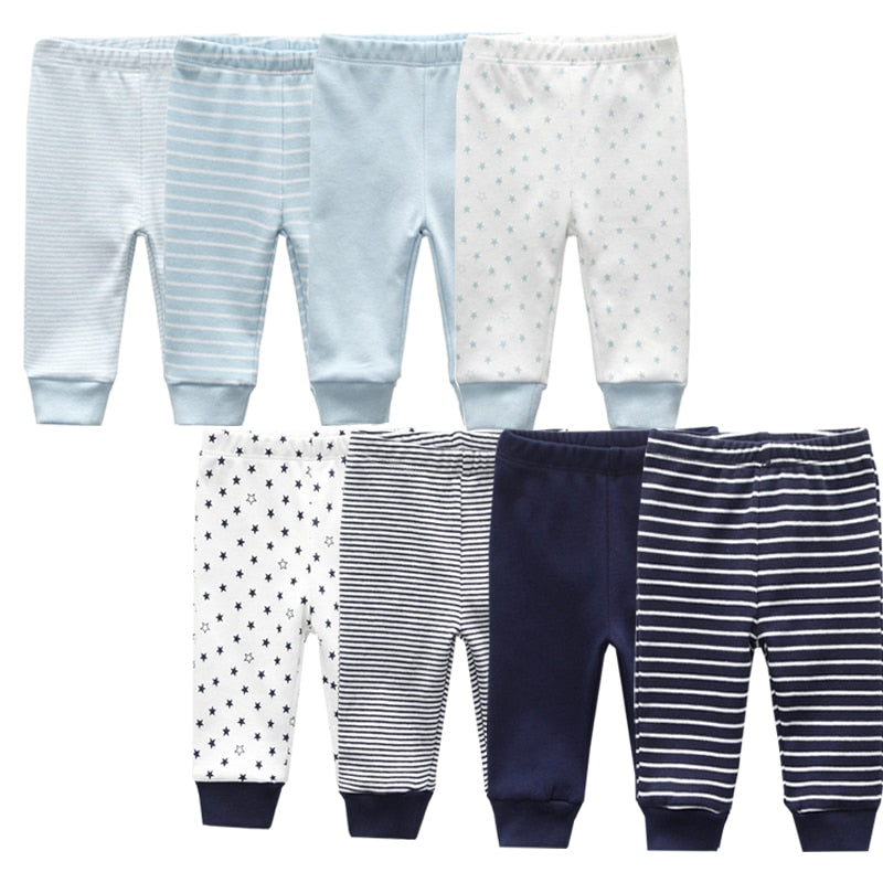 Infant Cotton Pants 4-Pc Set