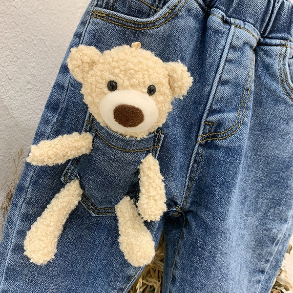 MEILONGER Girls Jeans Fleece Lined Kids Denim Pants Size 4,5,6-7,10-12 (6~7,  91158black) : : Clothing, Shoes & Accessories